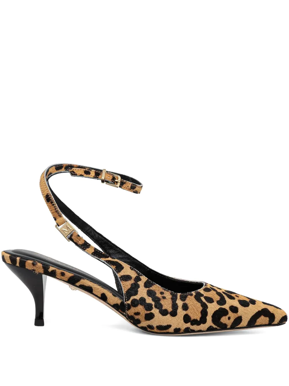 Marciano Ankle-strap Leopard Pumps In Multi