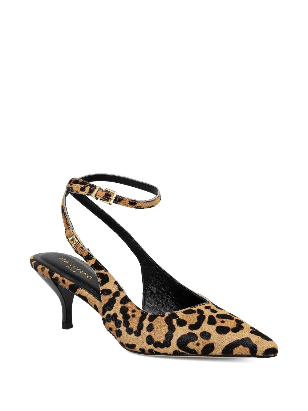 Marciano Ankle-strap Leopard Pumps In Multi