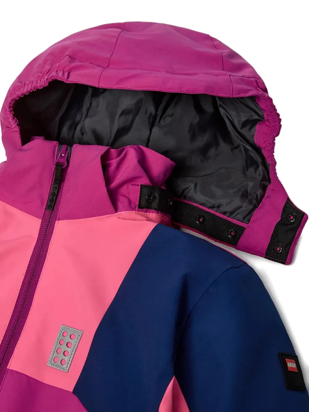 Lego Hooded Colourblock Jacket In Multi