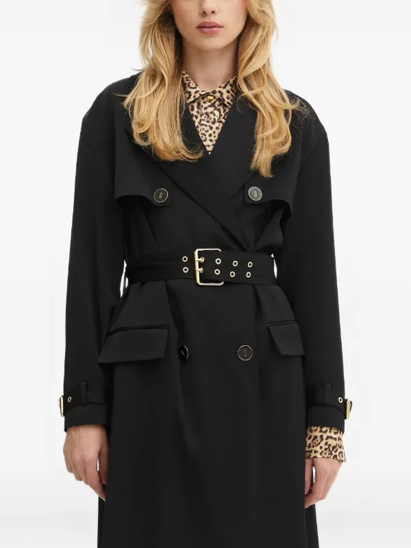MARCIANO By GUESS ベルテッド ボタン コート | ブラック | FARFETCH JP