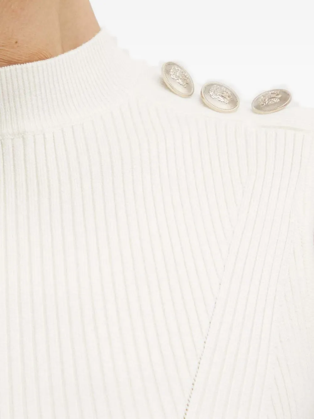 Marciano Button-detail Tank Top In White