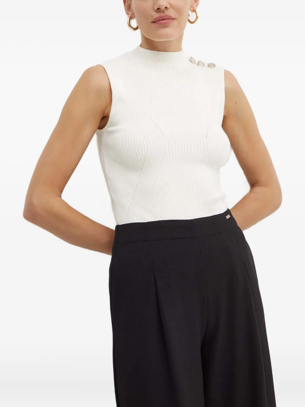 Marciano button-detail tank top | blanco | Image 1