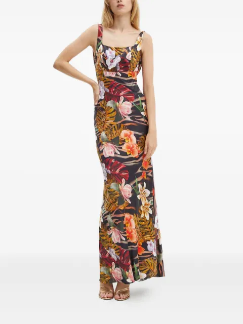Marciano Estella floral-print sleeveless maxi dress