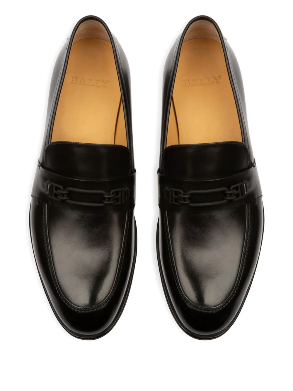 Bally Wesper leren loafers Zwart