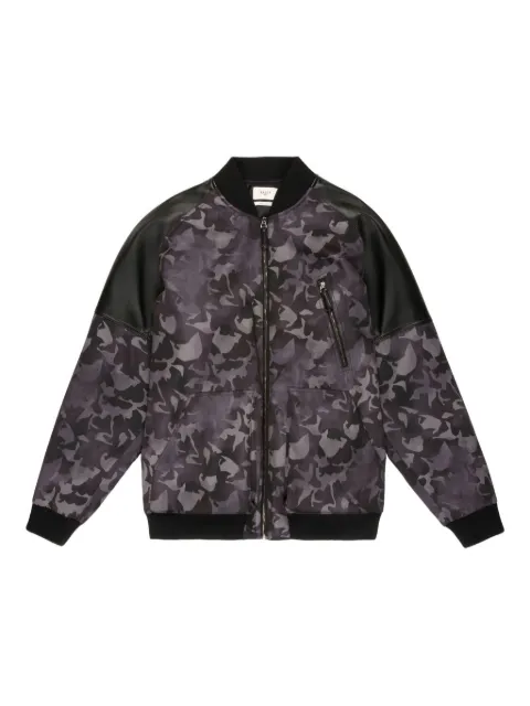 Bally chamarra bomber con motivo militar