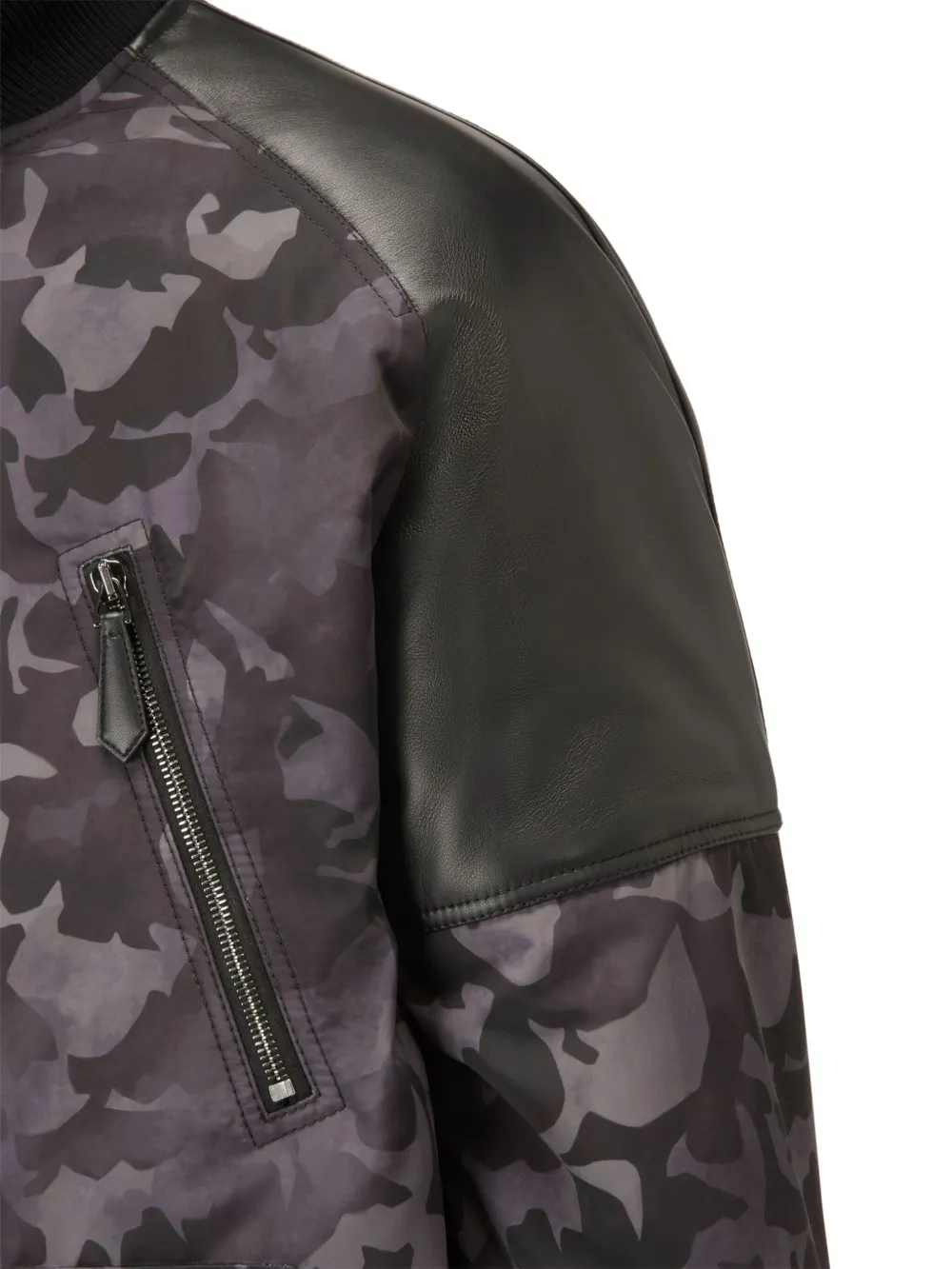 Bally Bomberjack met camouflageprint Grijs