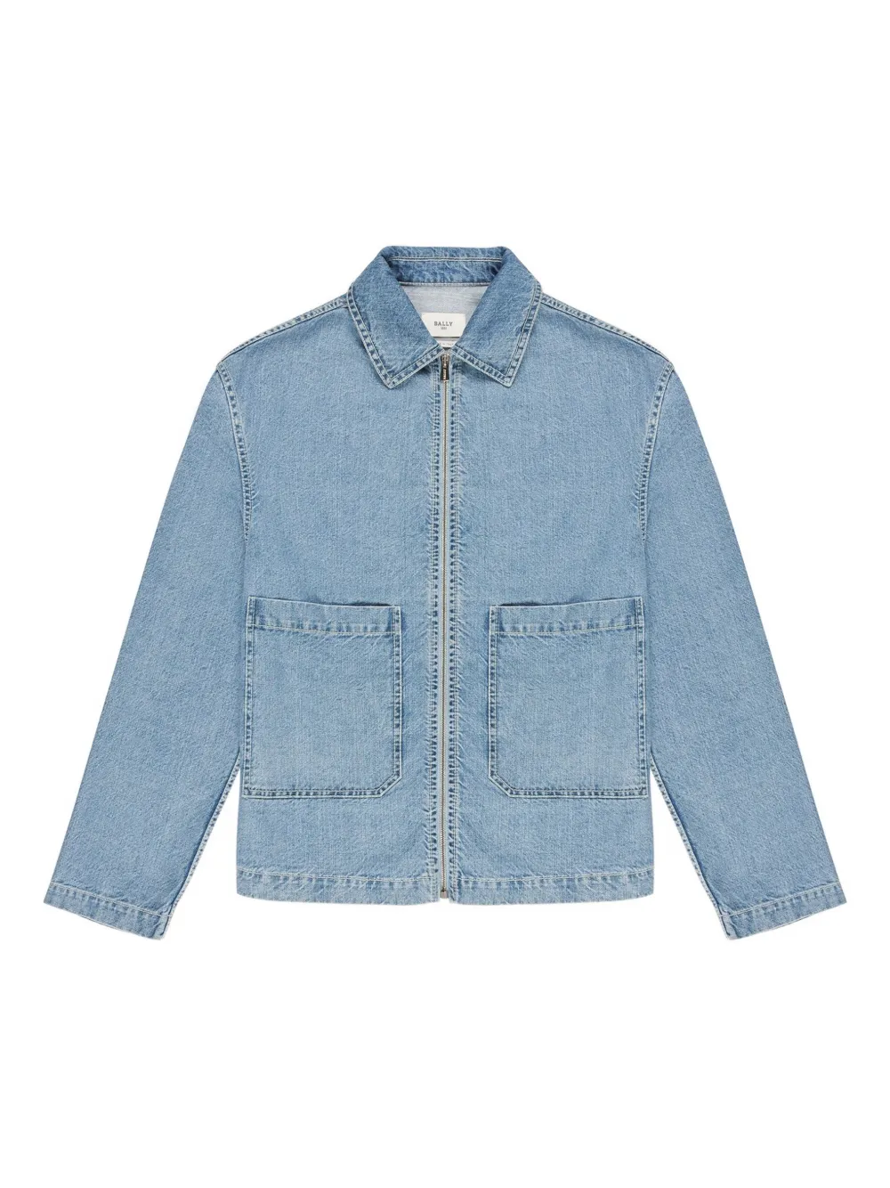 Bally Giacca denim con zip - Blu