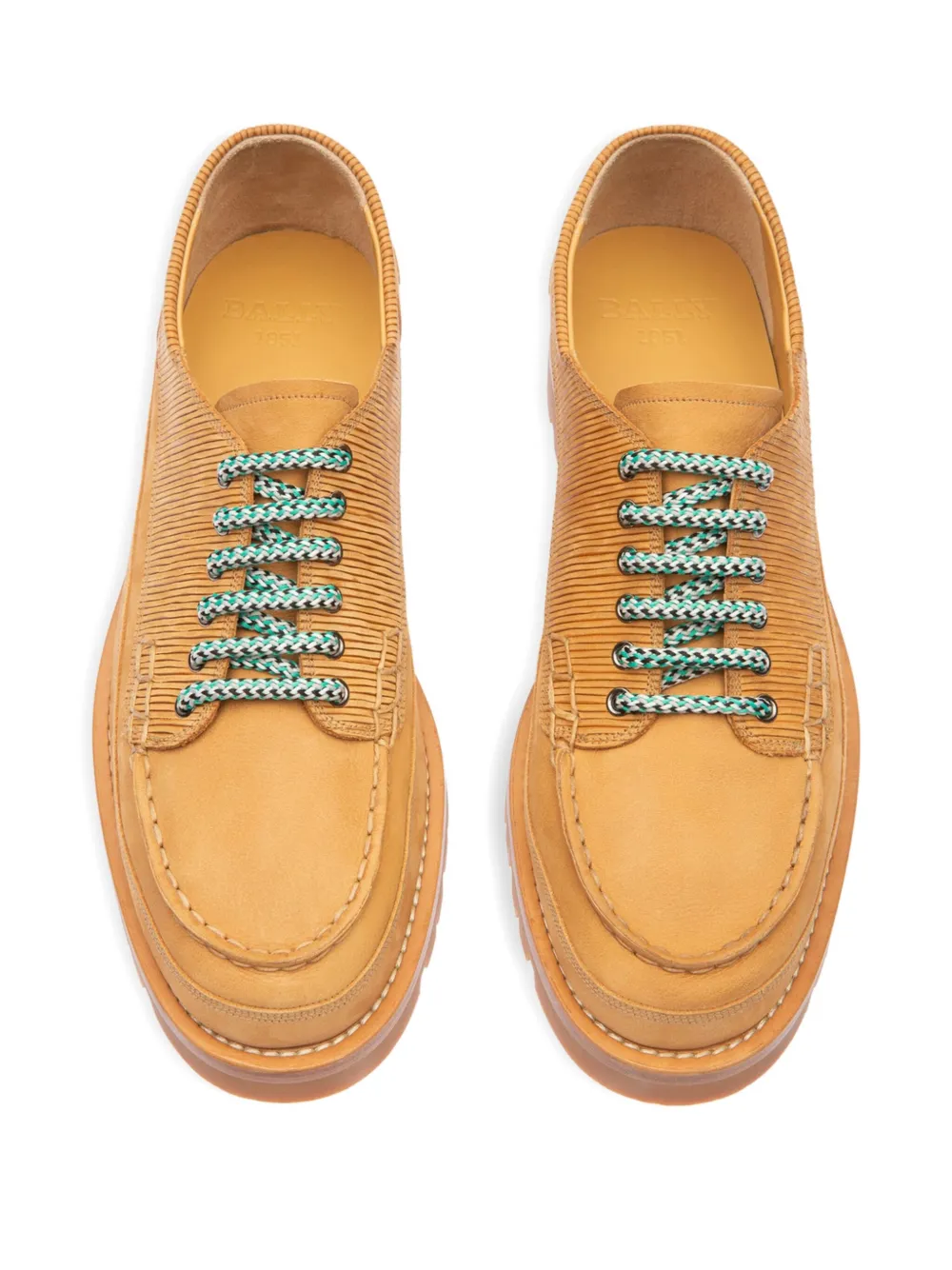 Bally Tribus leren derby schoenen Bruin