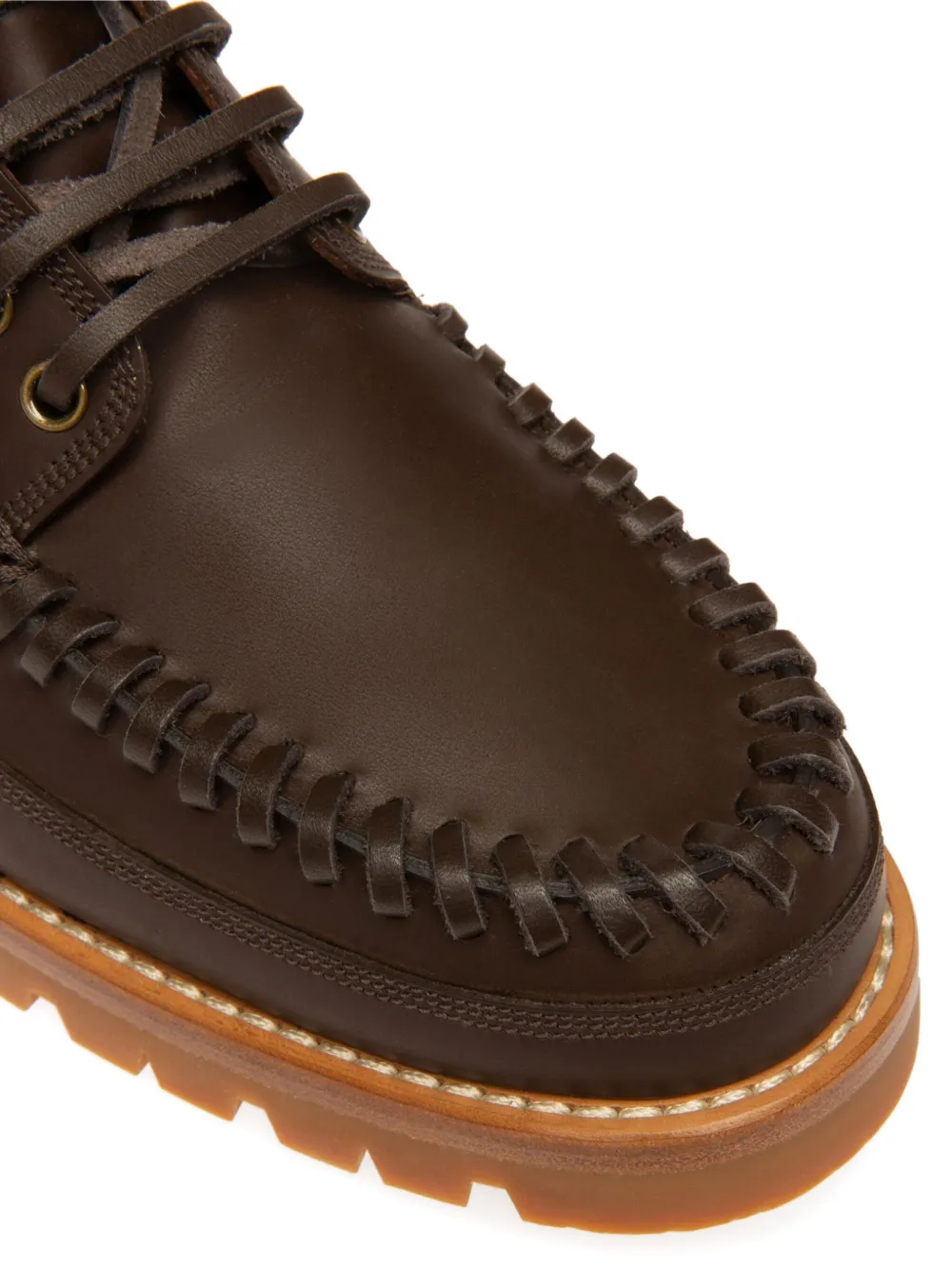 Bally Leren Derby veterschoenen Bruin