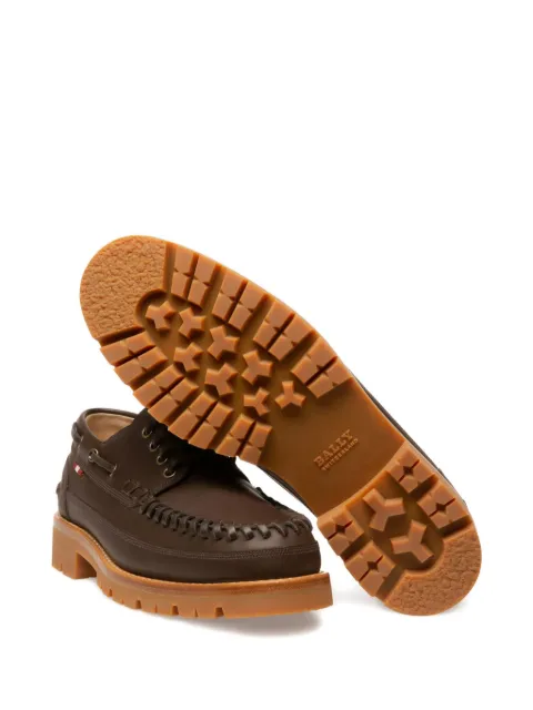 Bally lace-up leather derby shoes