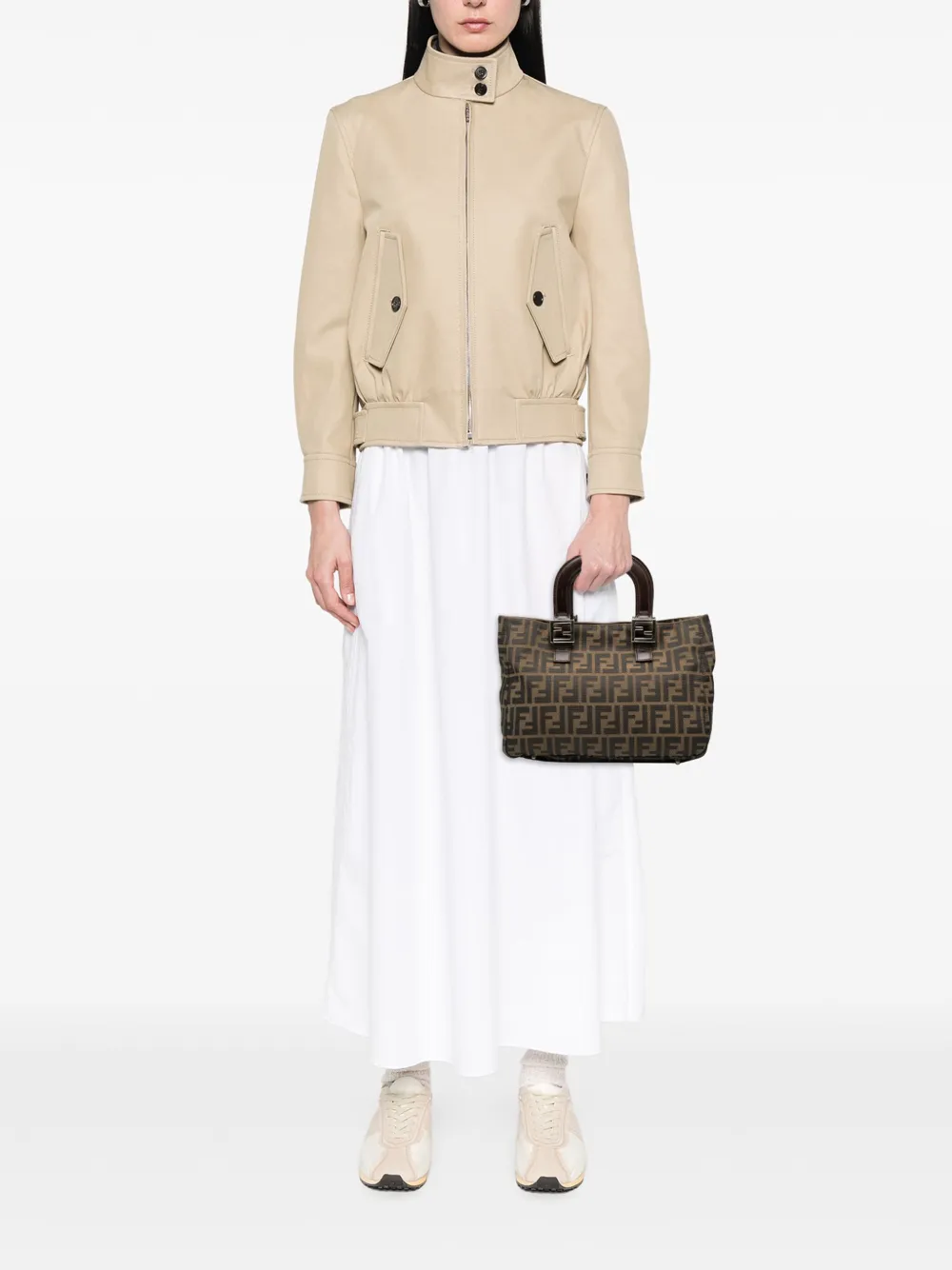 Fendi Pre-Owned 20th Century Small Zucca Canvas Twins tote bag | Pre-Owned | Image 2