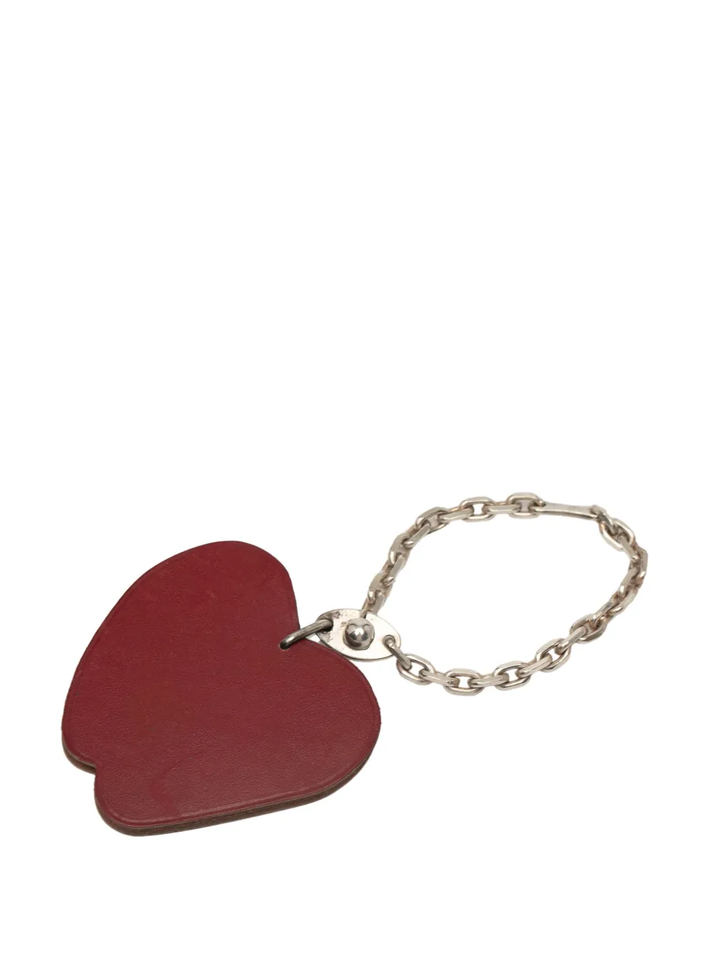 Hermès Pre-Owned 2000-2015 Leather Apple Bag Charm key chain | Image 2