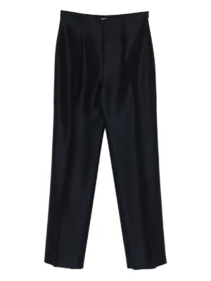 パンツ CELINE 00s Wool Long Slacks Pants Celine Pre-Owned 2000s Wool Trousers | Black | FARFETCH AO