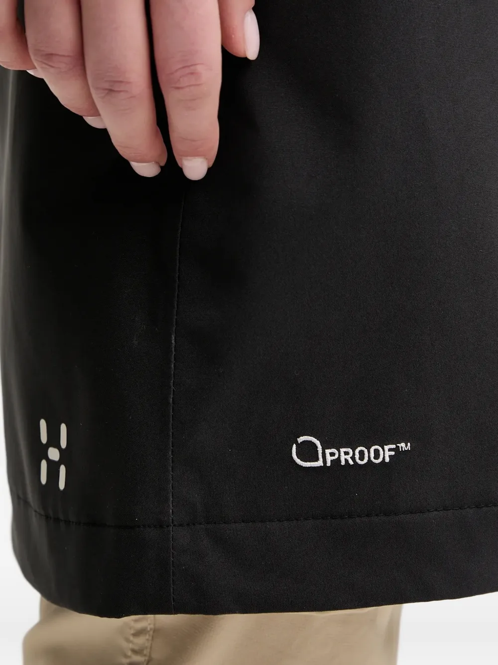 Haglöfs Aria Hooded Coat In Black