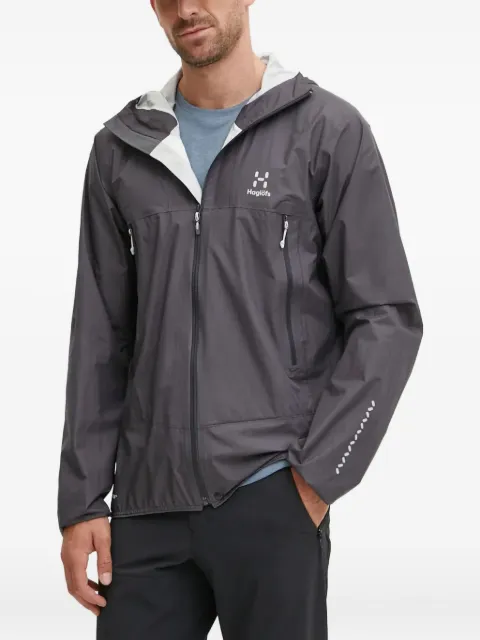 Haglöfs L.I.M zip-fastening hooded jacket