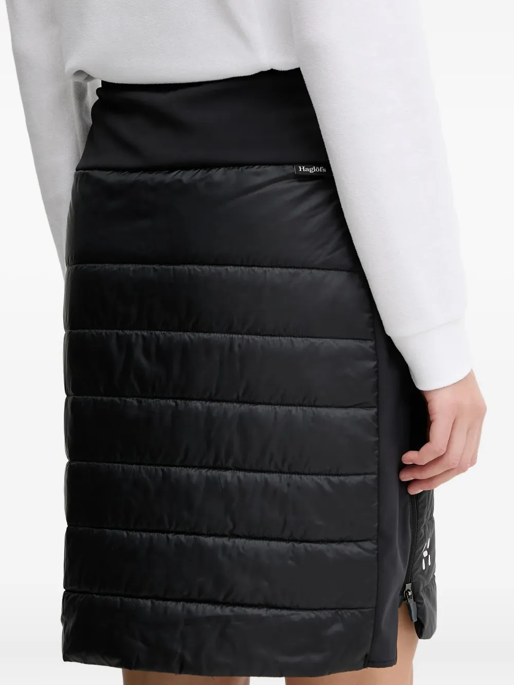 Haglöfs Mimic Ii Quilted Mini Skirt In Black