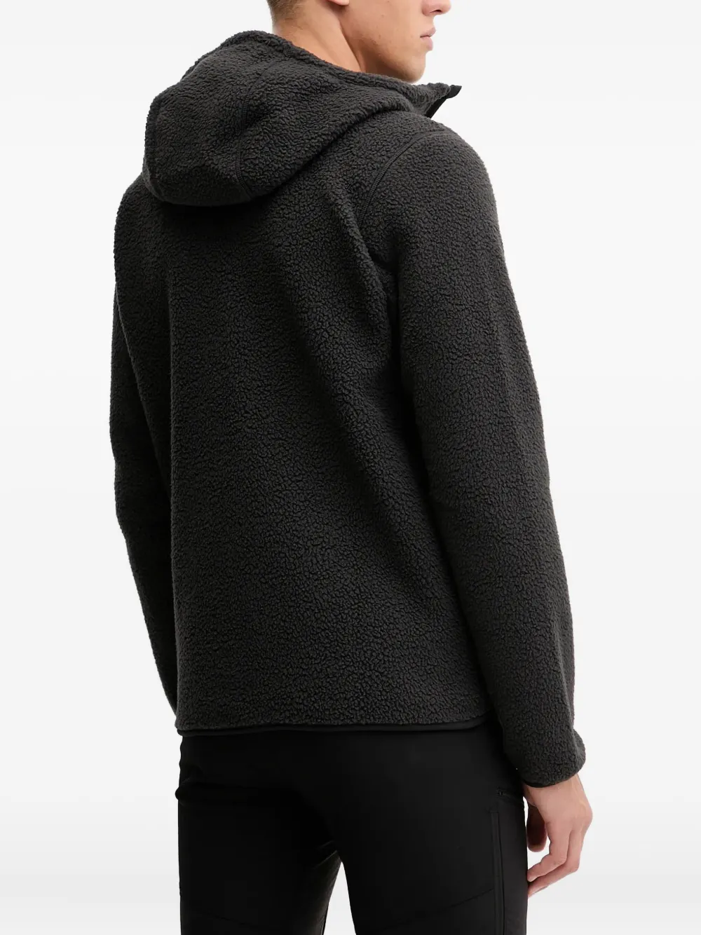 Haglöfs Funäs Pile Hooded Jacket In Black