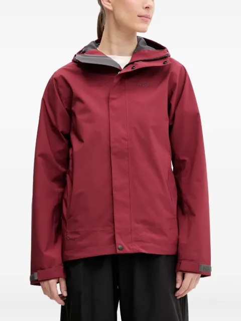 Haglöfs hooded logo-detailed jacket