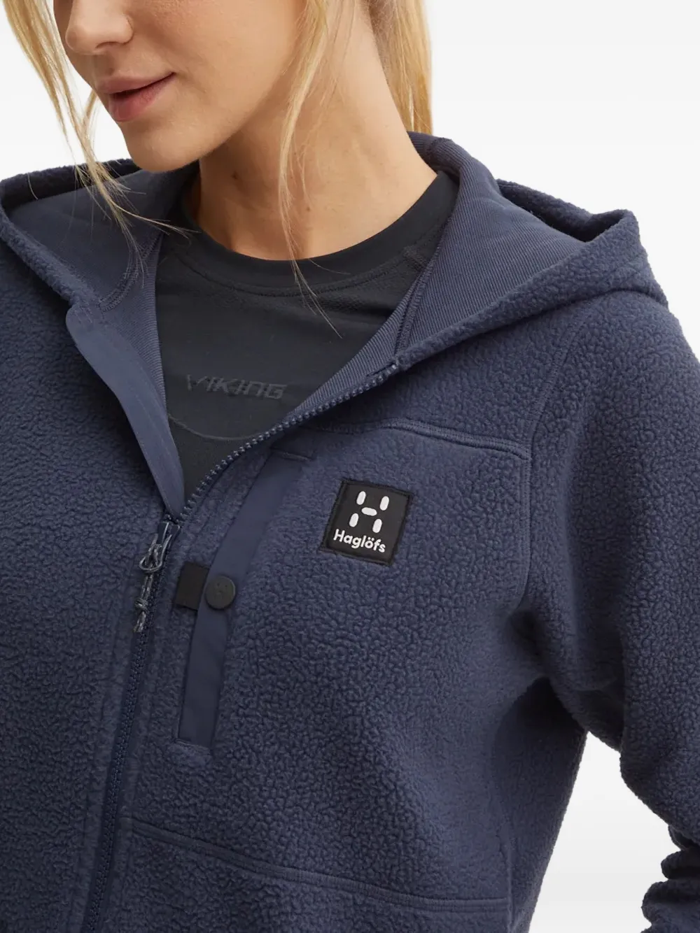 Haglöfs Top met capuchon Blauw