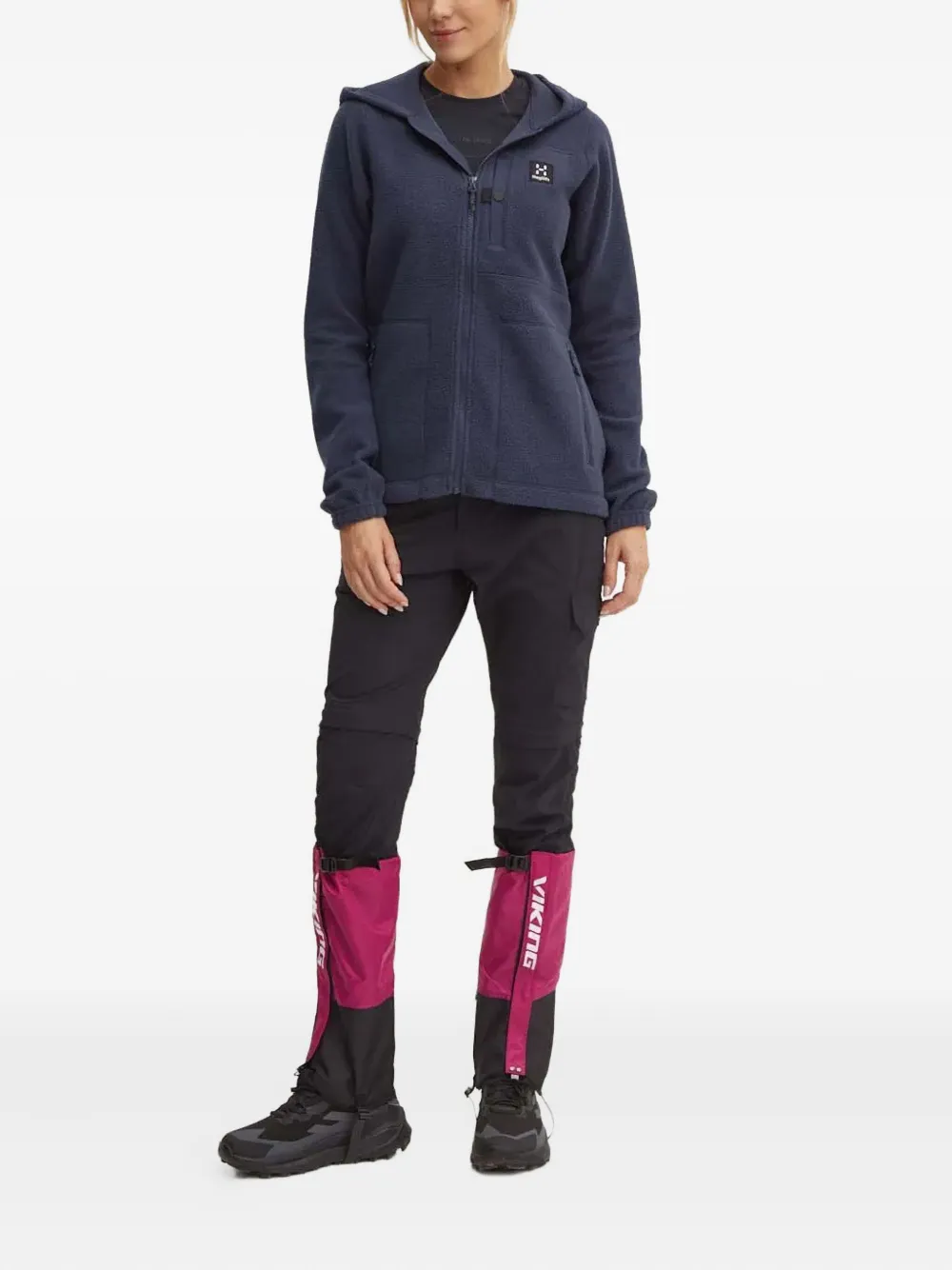 Haglöfs hooded zip-up top - Blauw