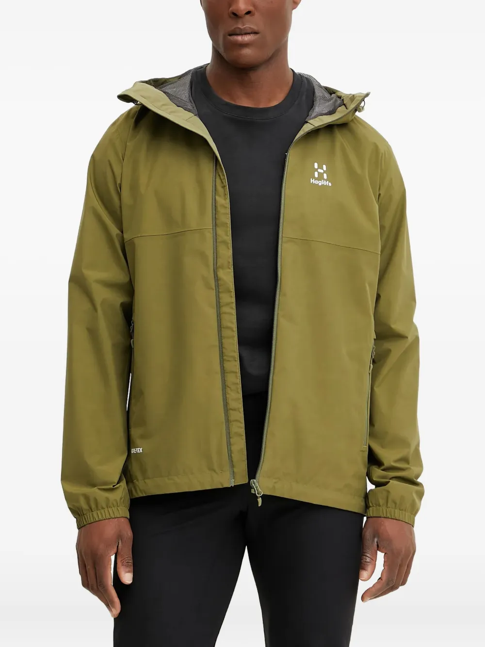 Haglöfs Kaise hooded zip-fastening jacket | Green | Image 1