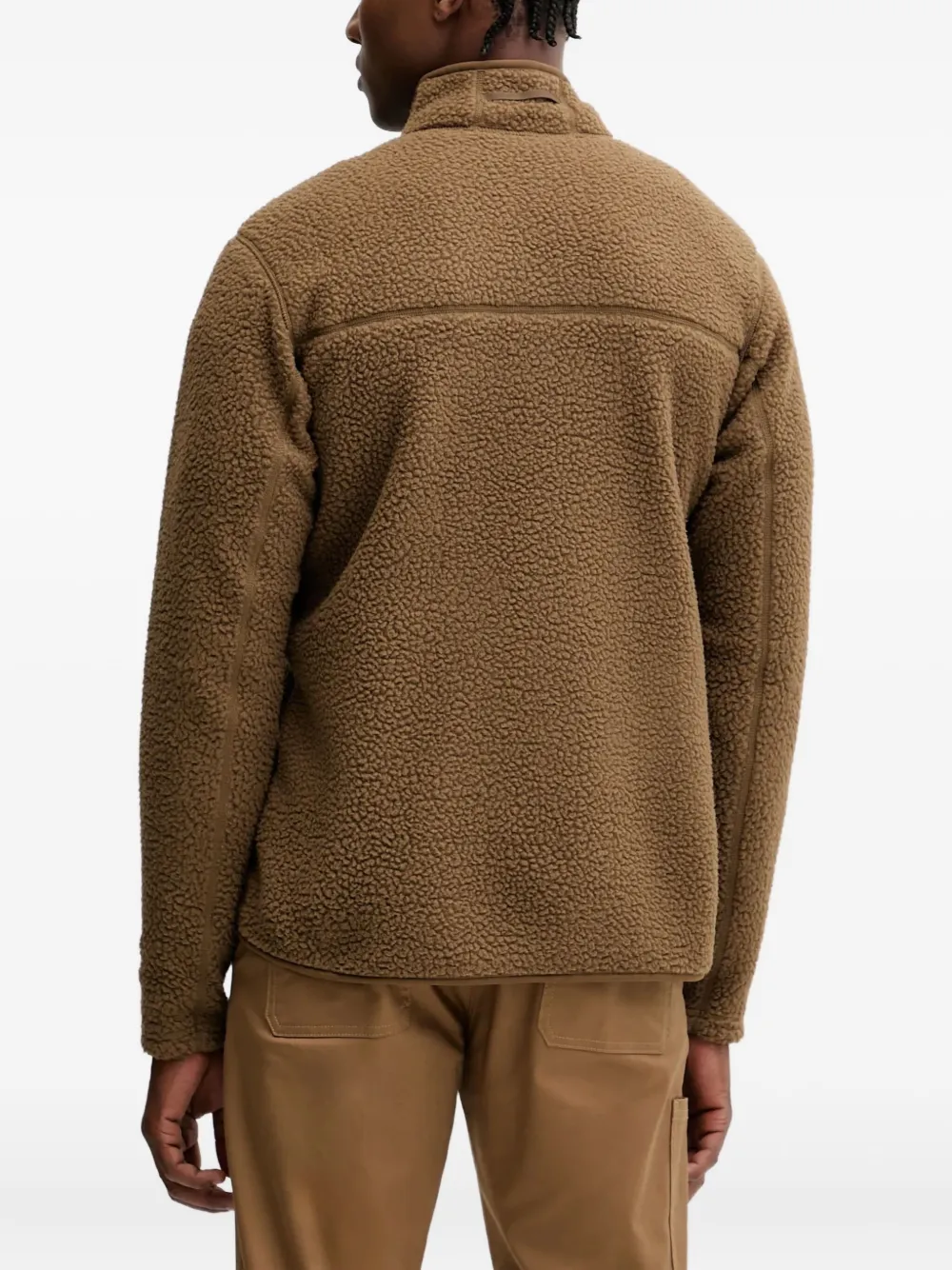 Haglöfs Mossa Pile Zip-fastening Jacket In Brown