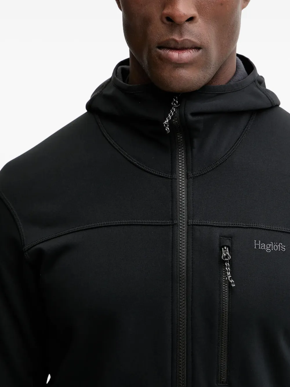 Haglöfs Rosson Hooded Jacket In Black