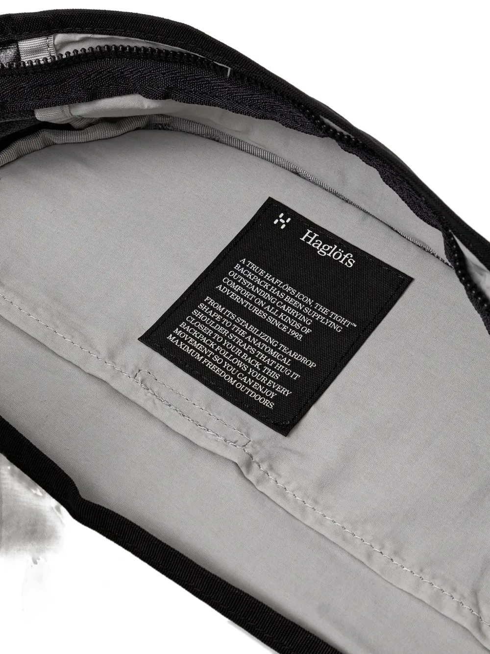 Haglöfs Tight Zippered-pockets Backpack In Black