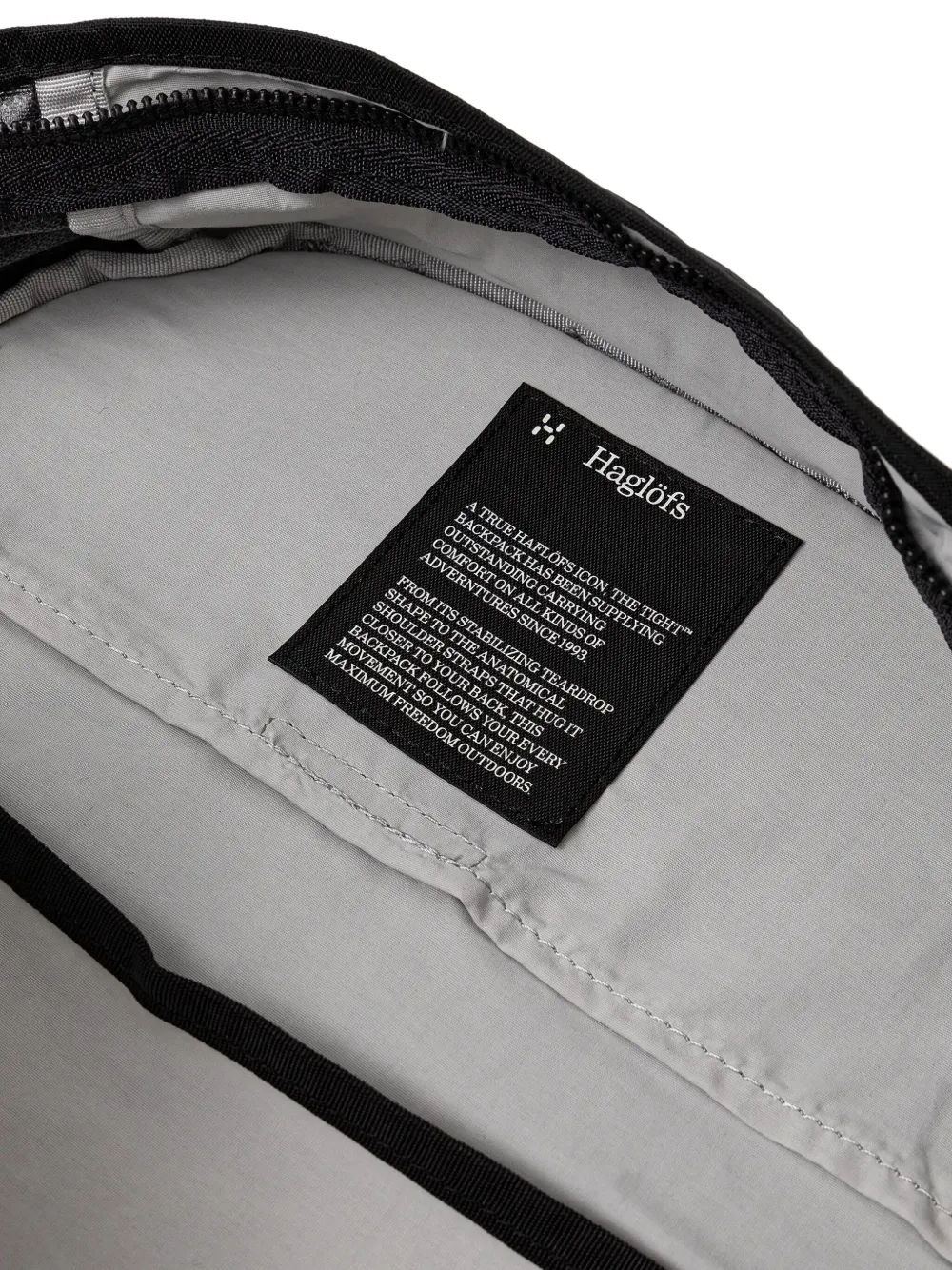 Haglöfs Tight rugzak met ritszakken Zwart