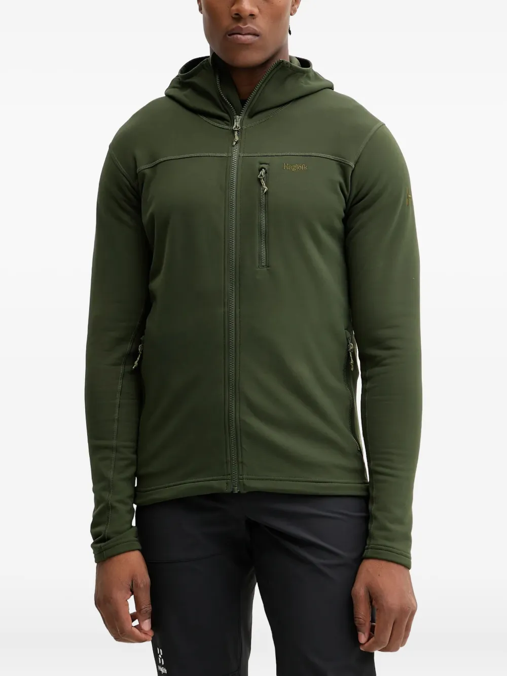 Haglöfs Rosson zip-up hoodie | Green | Image 1