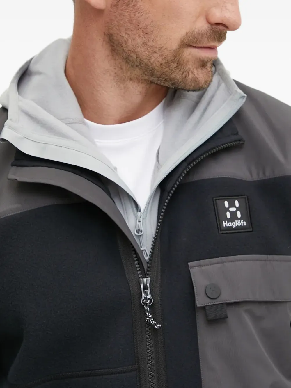 Haglöfs Hooded Pocket Sweater In Black