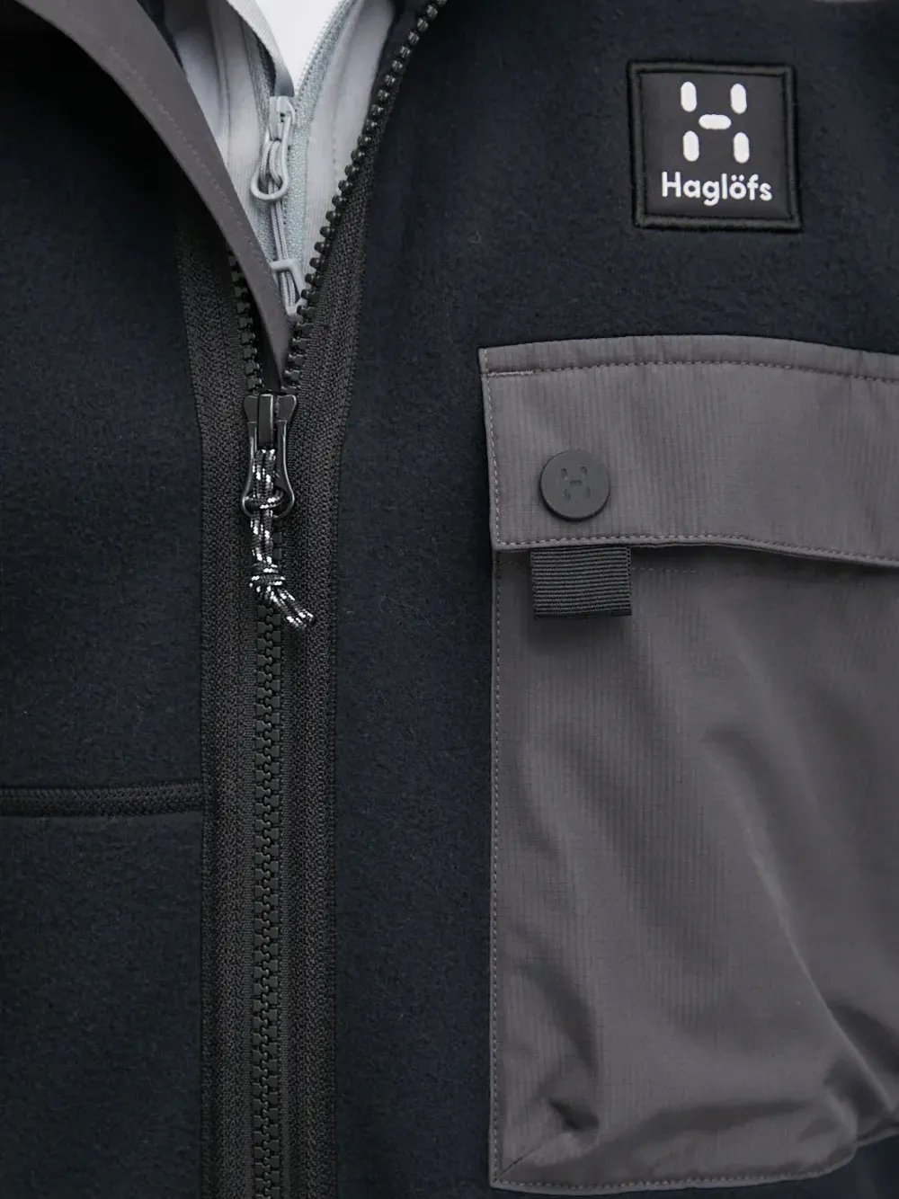 Haglöfs Hooded Pocket Sweater In Black