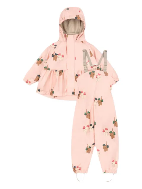 Konges Sløjd Rainy jumpsuit and jacket set