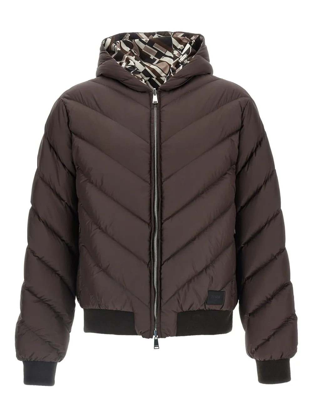 FENDI Reversible Quilted Hooded Jacket | marrón | Image 1