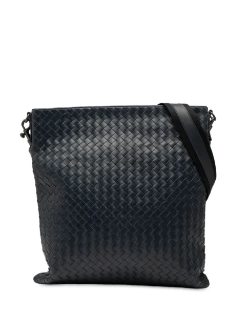 Bottega Veneta Pre-Owned bolsa crossbody VN en piel de napa en Intrecciato 2012-2025