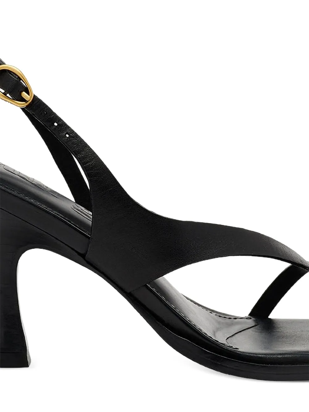 Cult Gaia Paxton sandalen met vierkante neus en hak Zwart