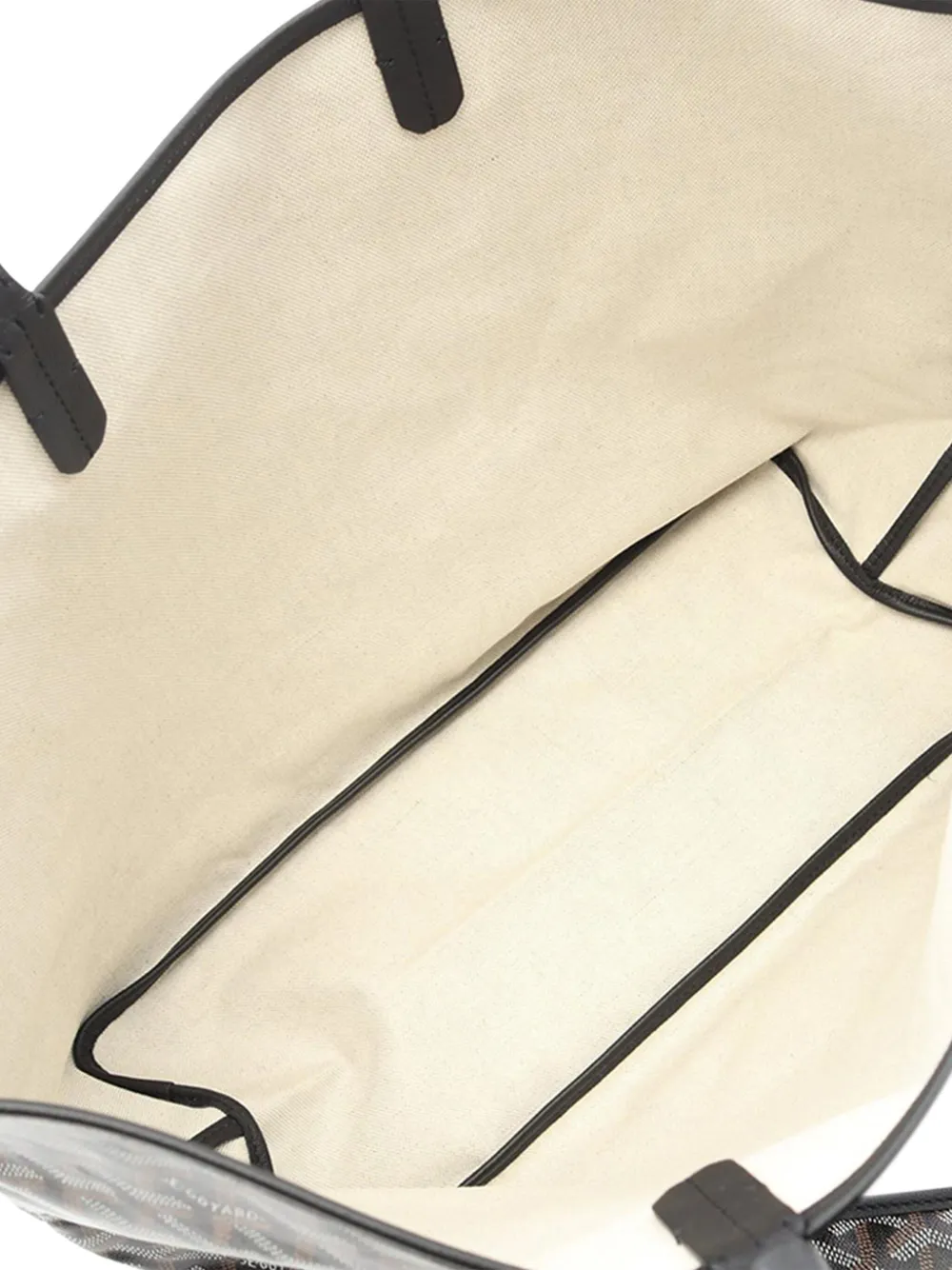 Pre-owned Goyard 2025 Ine Saint Louis Pm Tote Bag In Black