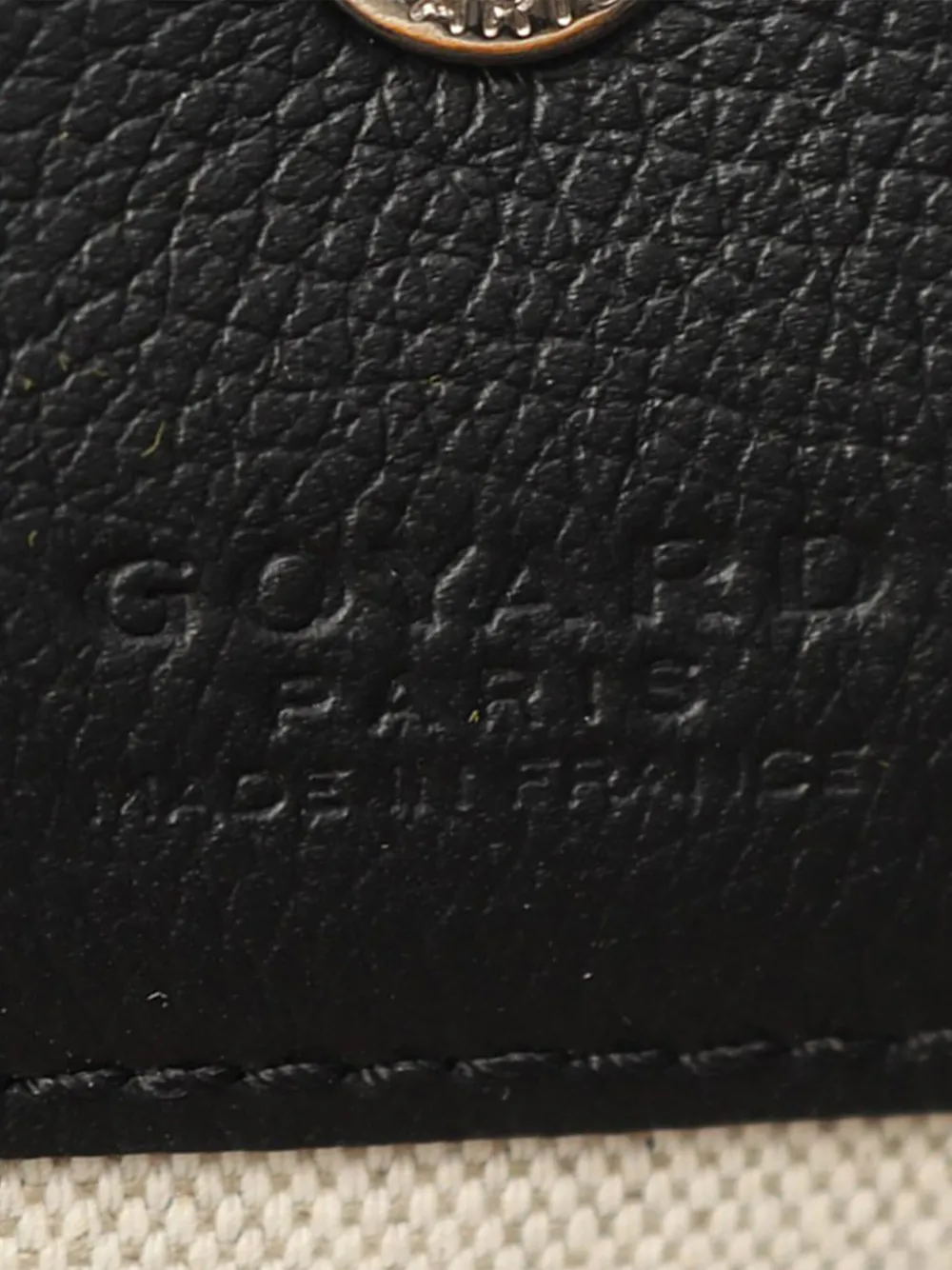 Pre-owned Goyard 2025 Ine Saint Louis Pm Tote Bag In Black