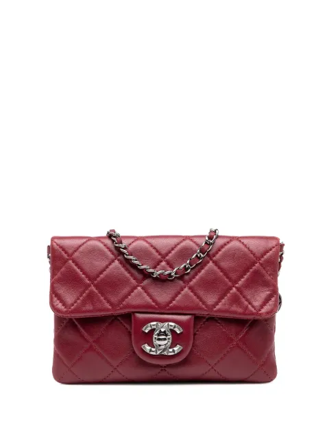 CHANEL Pre-Owned 2012-2013 Mini Lambskin Mineral Nights Flap crossbody bag