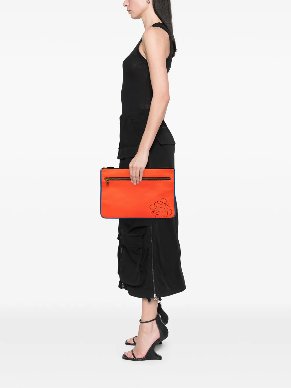 Loewe Pre-Owned 2010-2025 Multicolor Leather Anagram clutch bag | Pre-Owned | Image 2