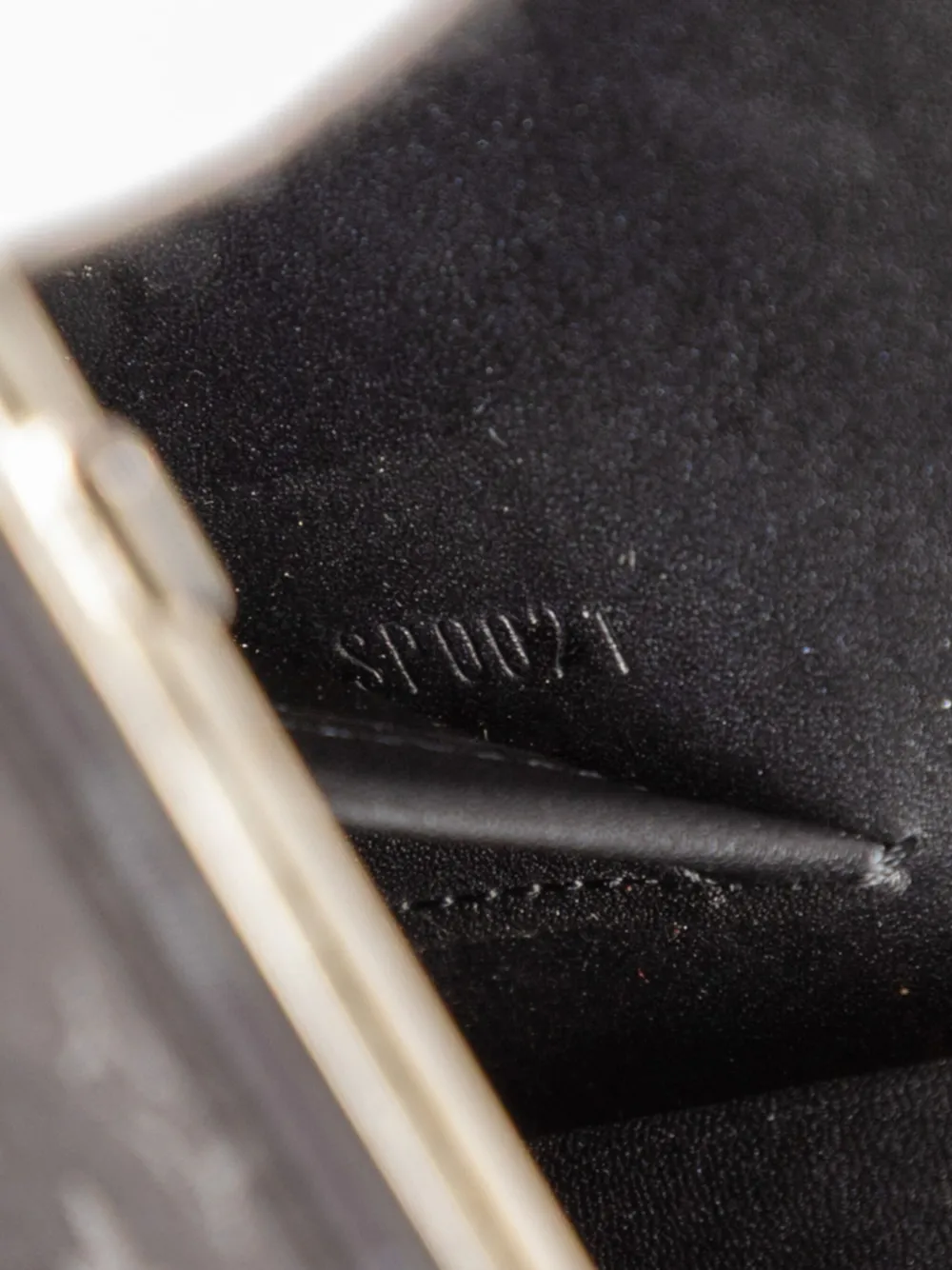 Pre-owned Louis Vuitton 2001 Monogram Satin Ange Pm Handbag In Black