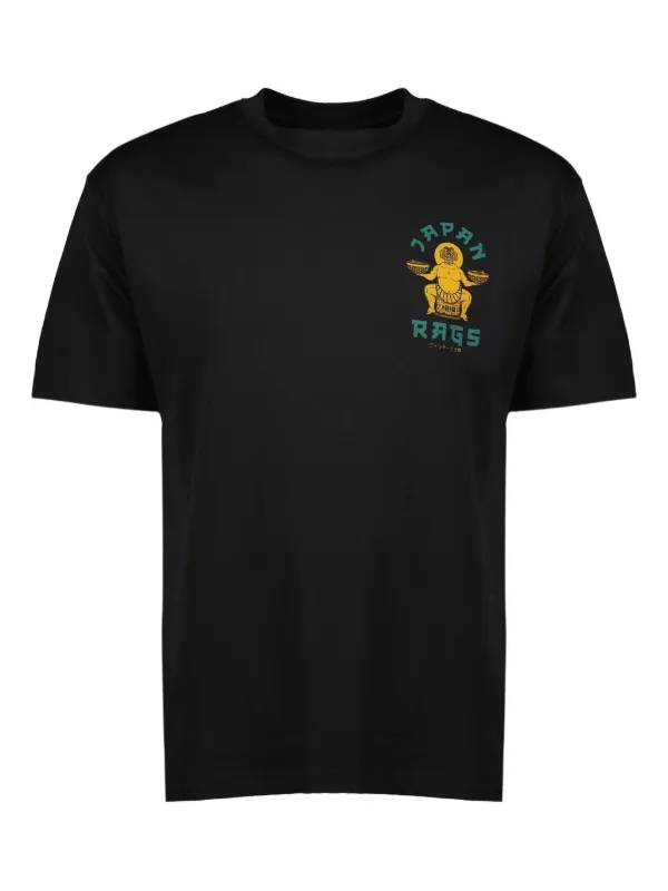 Japan Rags Mirata グラフィック Tシャツ | ブラック | FARFETCH JP