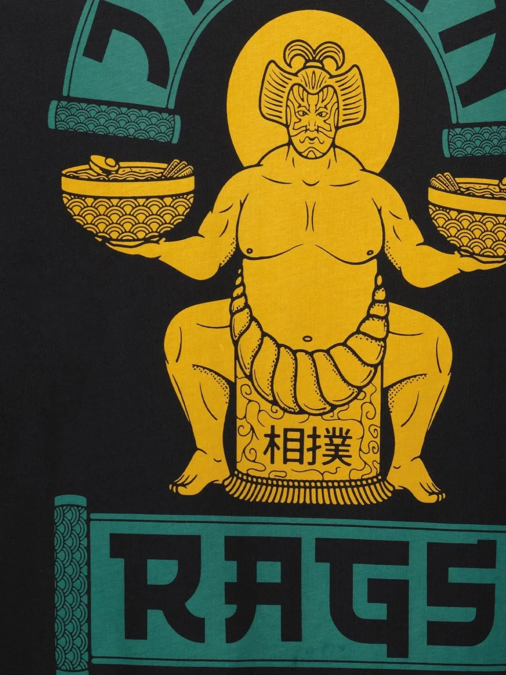 Japan Rags Mirata Graphic-print T-shirt In Black