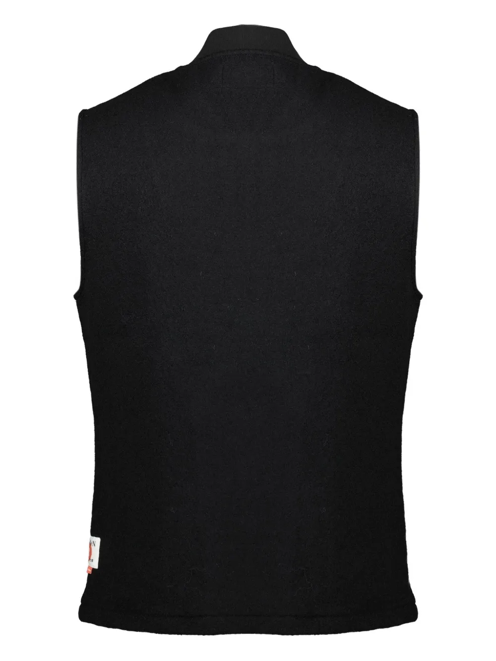 Japan Rags Mei Zip-up Gilet In Black