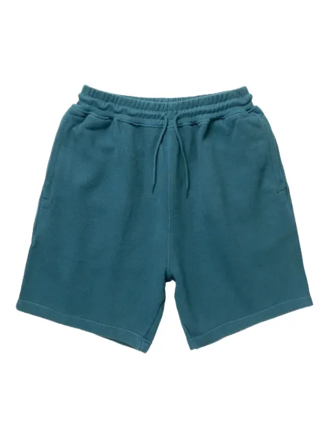 Power Goods drawstring back-pocket track shorts