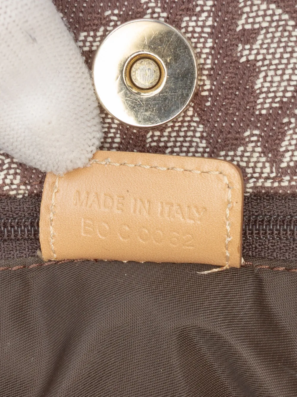 Pre-owned Dior 2002 Issimo Trotter Canvas Tote Bag In Brown