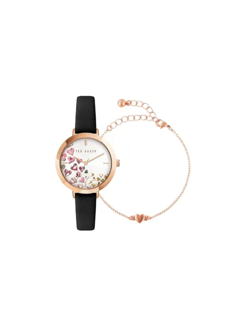 Ted Baker Ammy Hearts 34mm and bracelet set