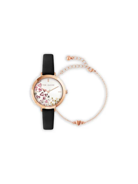 Ted Baker Ammy Hearts 34mm and bracelet set