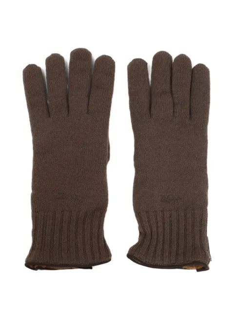 Zegna zip cashmere gloves
