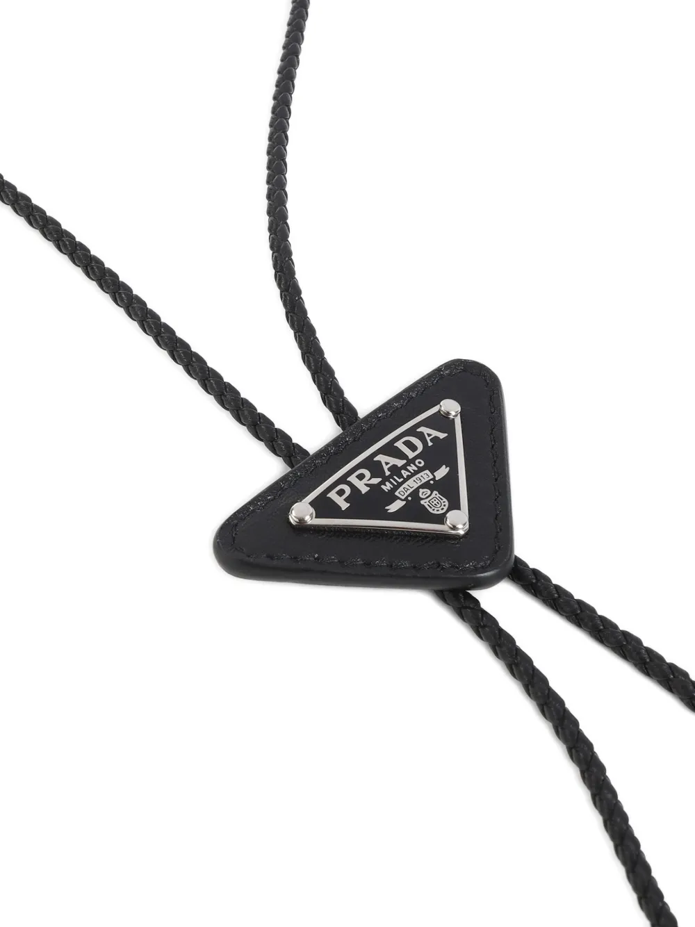 Prada triangle leather tie | Accessoires | Image 2